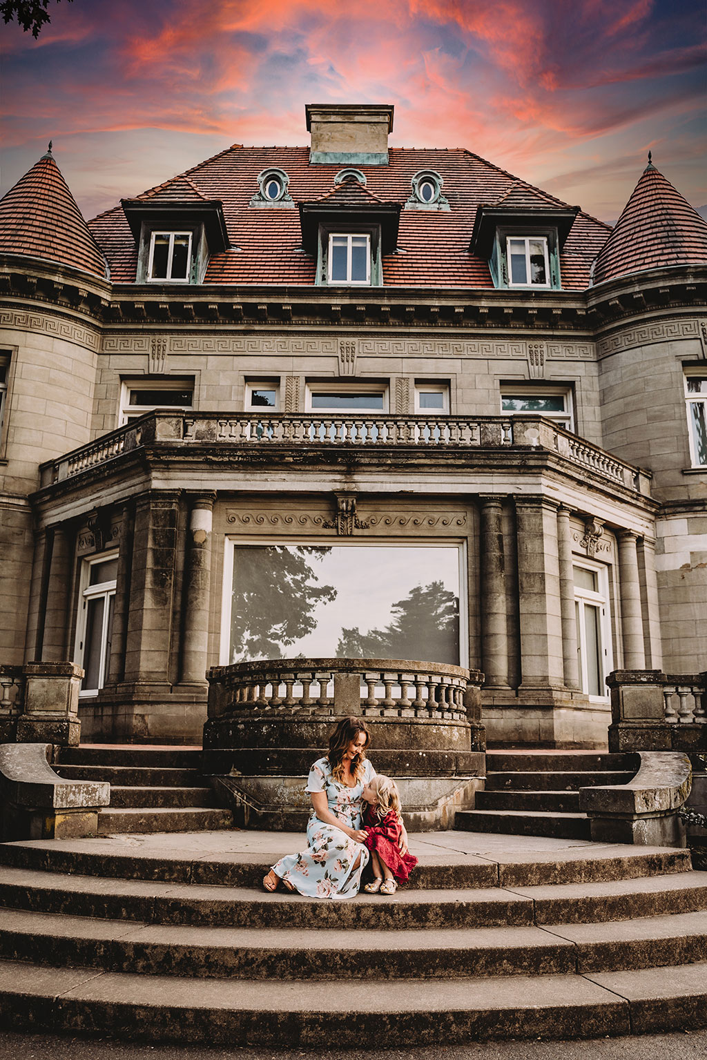 Family Photography by Natalie Broders at Pittock Mansion in Portland, OR - June