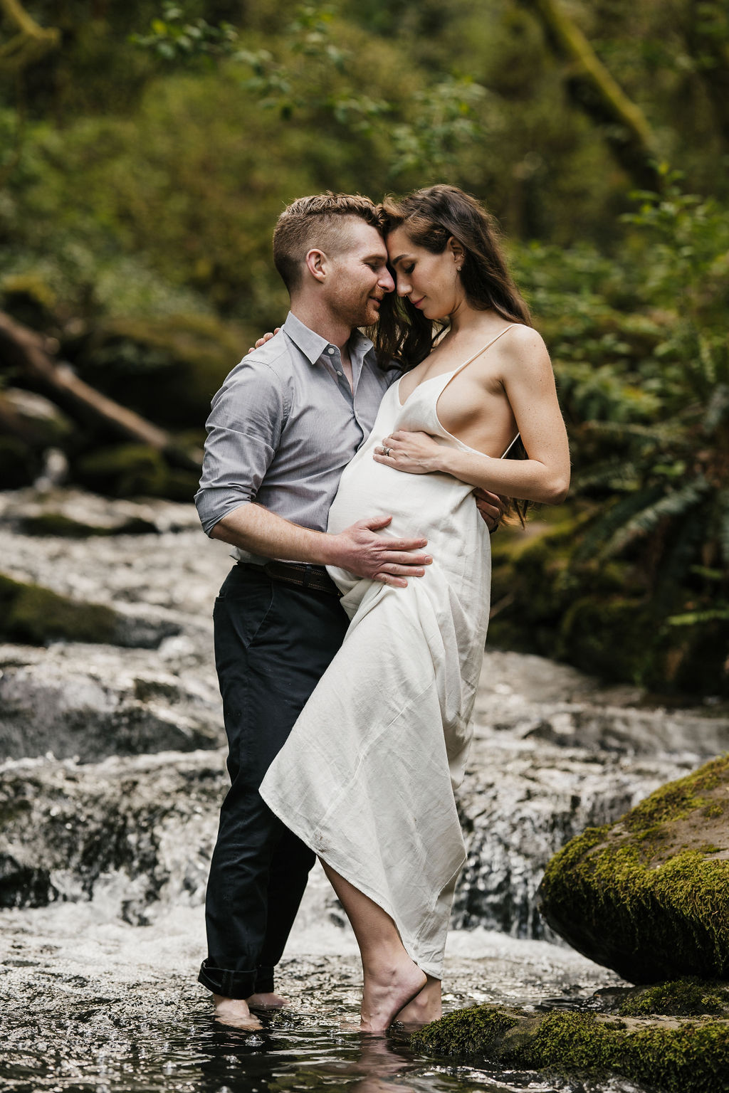 Maternity Photography by Natalie Broders at Marshall Park in Portland, OR - May