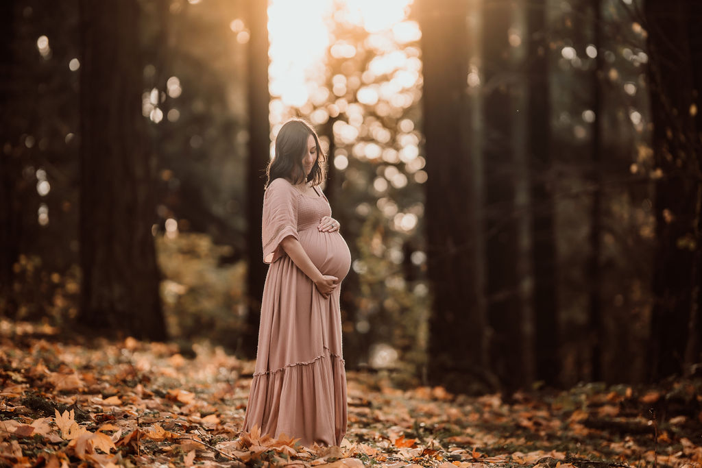 Maternity Photography by Natalie Broders at Mt Tabor Park in Portland, OR - November