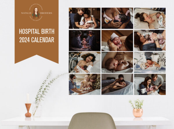 Thumbnail view, Hospital birth calendar 2024
