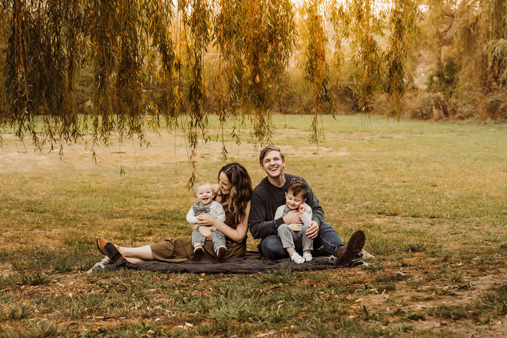 Family Photography at the Willow Trees by Natalie Broders in Beaverton, OR - September Sunrise