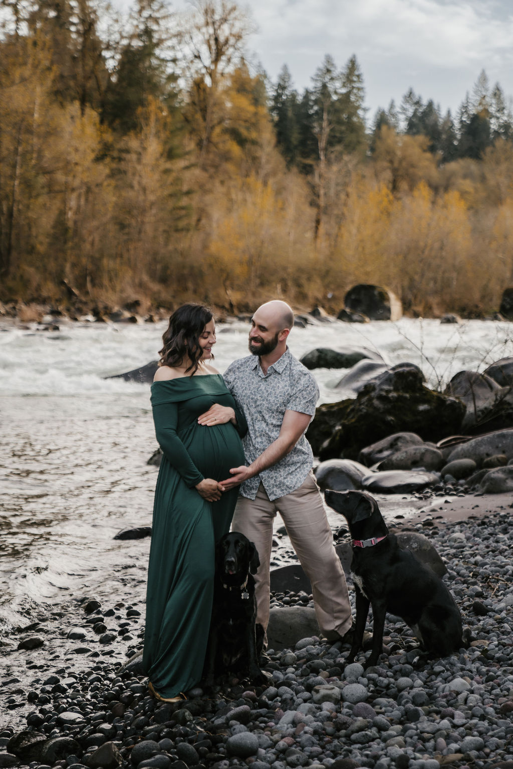 Maternity photography at Dodge Park by Natalie Broders