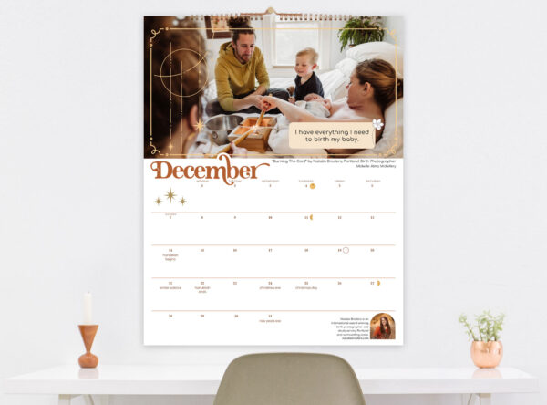 December - The 2025 Birth Calendar by Natalie Broders