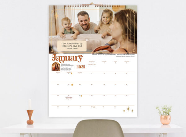 January - The 2025 Birth Calendar by Natalie Broders