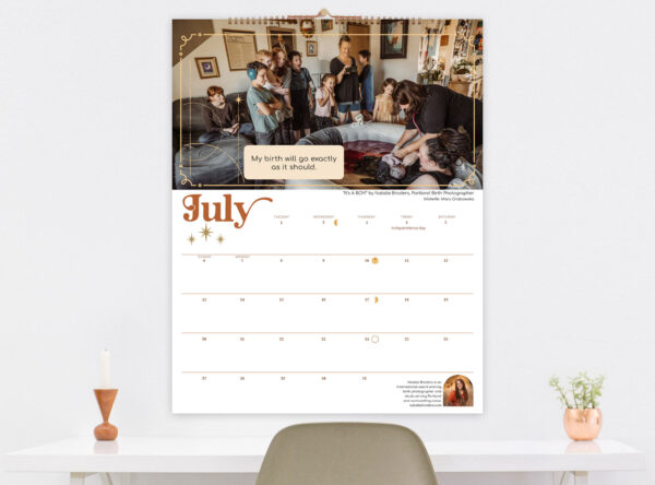 July - The 2025 Birth Calendar by Natalie Broders