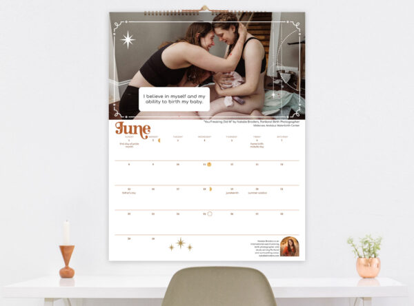 June - The 2025 Birth Calendar by Natalie Broders