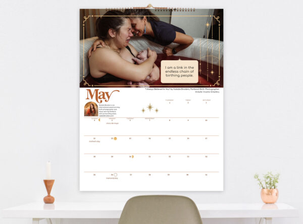 May - The 2025 Birth Calendar by Natalie Broders