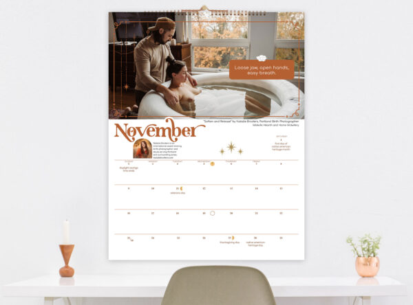 November - The 2025 Birth Calendar by Natalie Broders