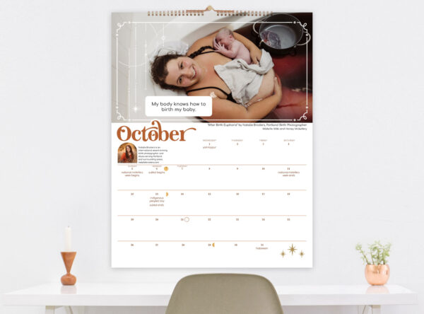 October - The 2025 Birth Calendar by Natalie Broders