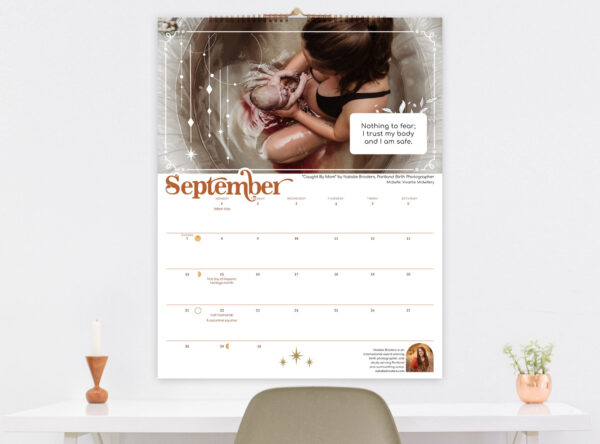 September - The 2025 Birth Calendar by Natalie Broders